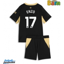 Manchester City Enzo Fernandez #17 Bortedraktsett Barn 2026-27 Kortermet (+ Korte bukser)